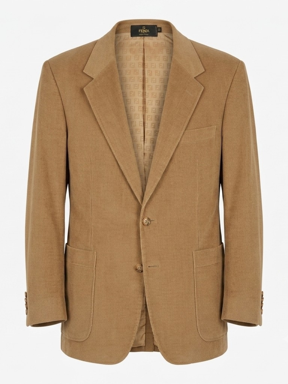 Farah Men's Vintage Tan Corduroy Blazer Sport Coat 42R